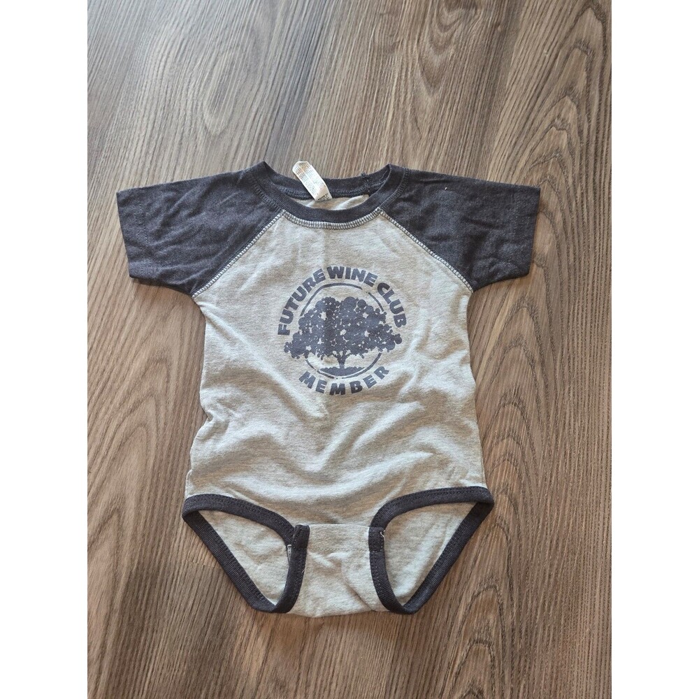 Unisex baby bodysuit Future Wine Club Member size 12 months